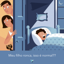 Ronco e apneia do sono em crianças.